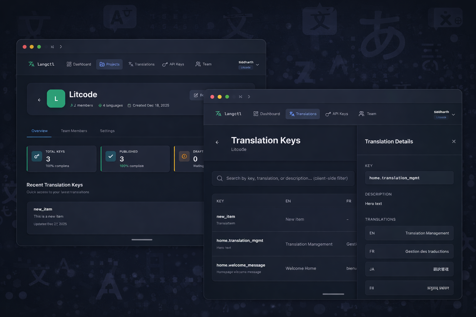 How LangCtl Simplifies i18n for Developer Teams